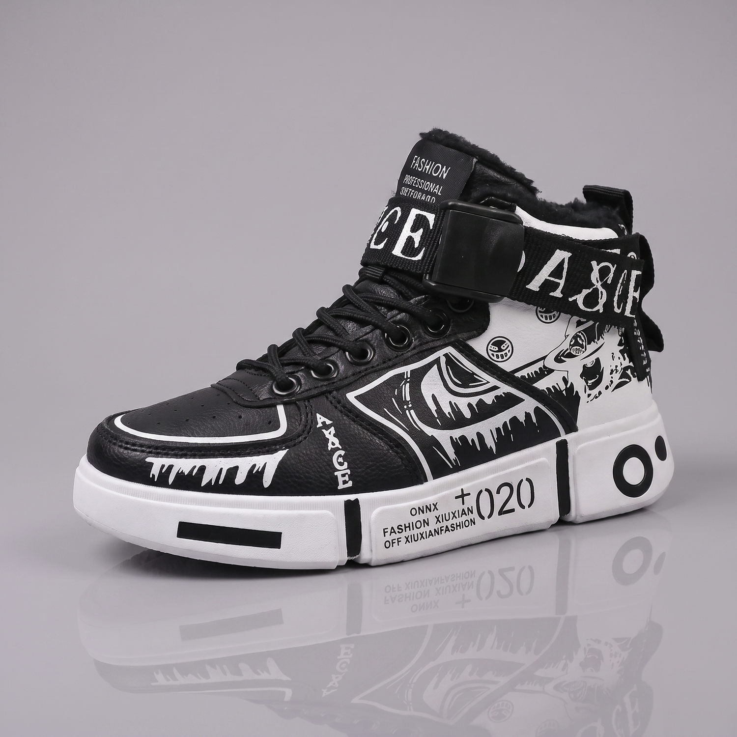Boys High-Top Japanese Sneakers