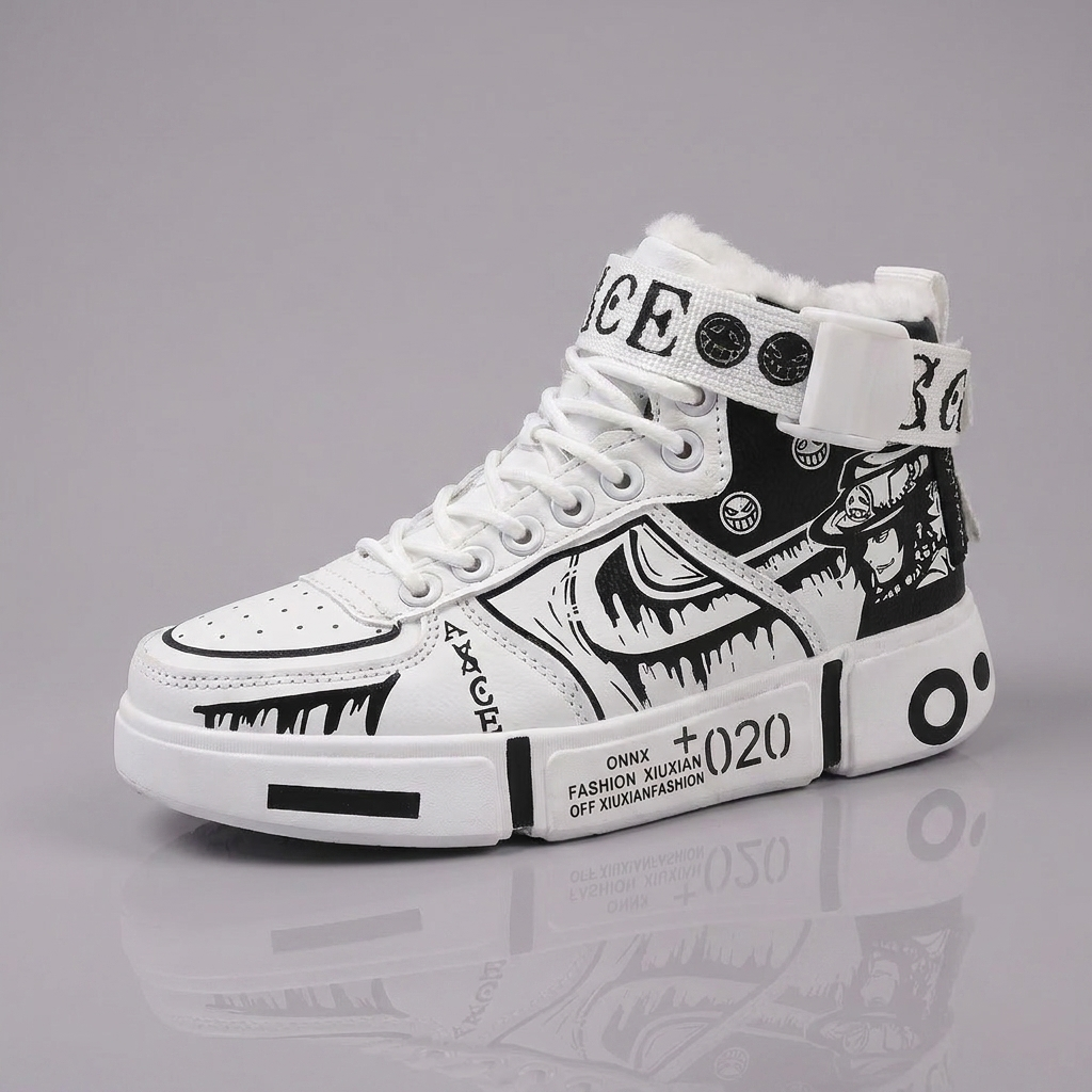 Boys High-Top Japanese Sneakers