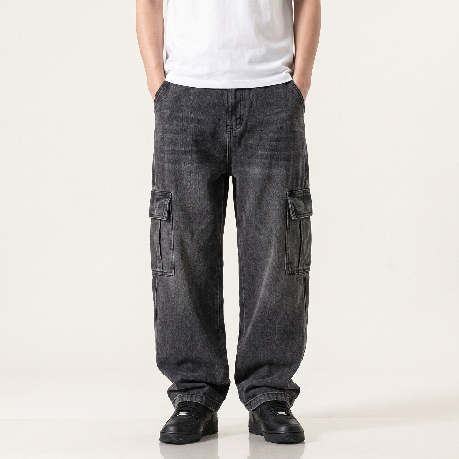 Japanese Baggy Cargo Pants Mens