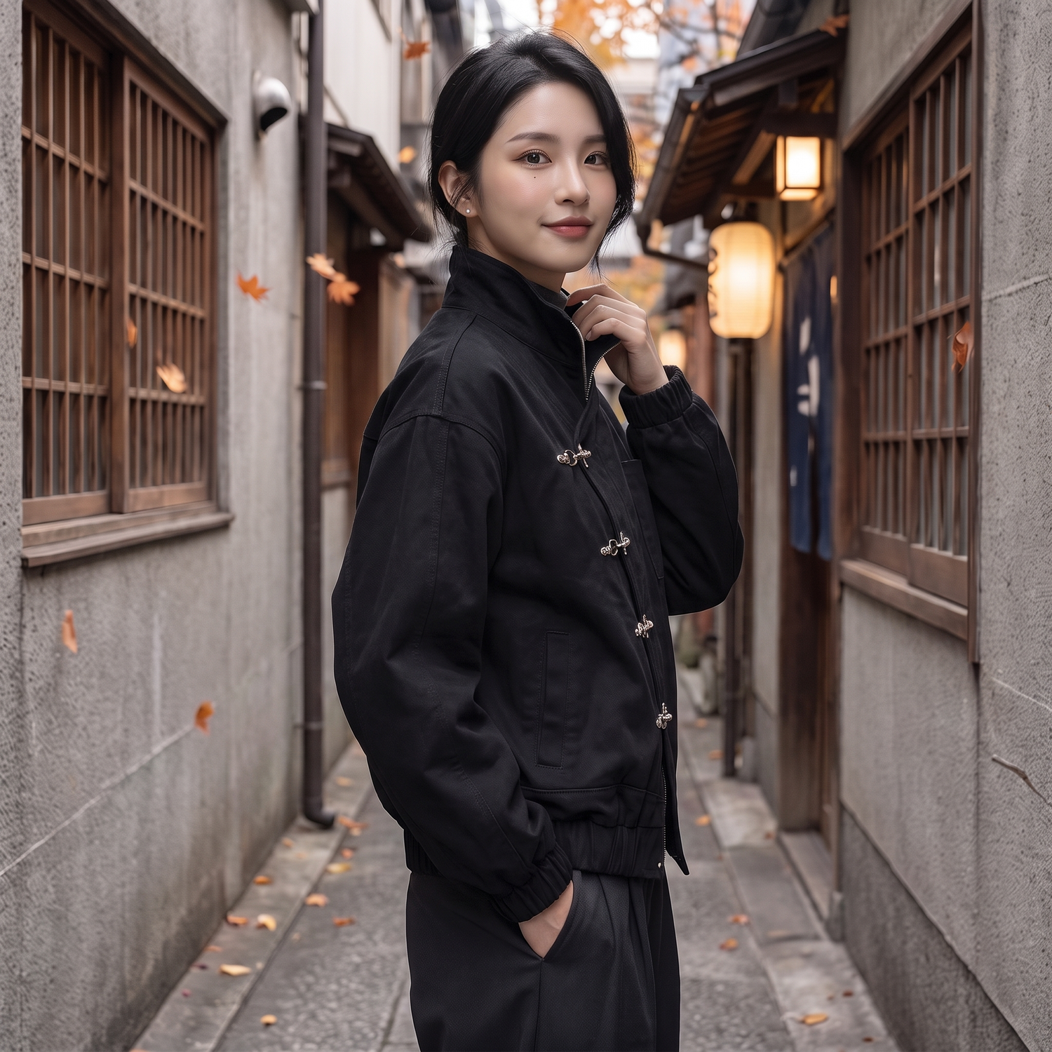 Stand Collar Japanese Street Jacket