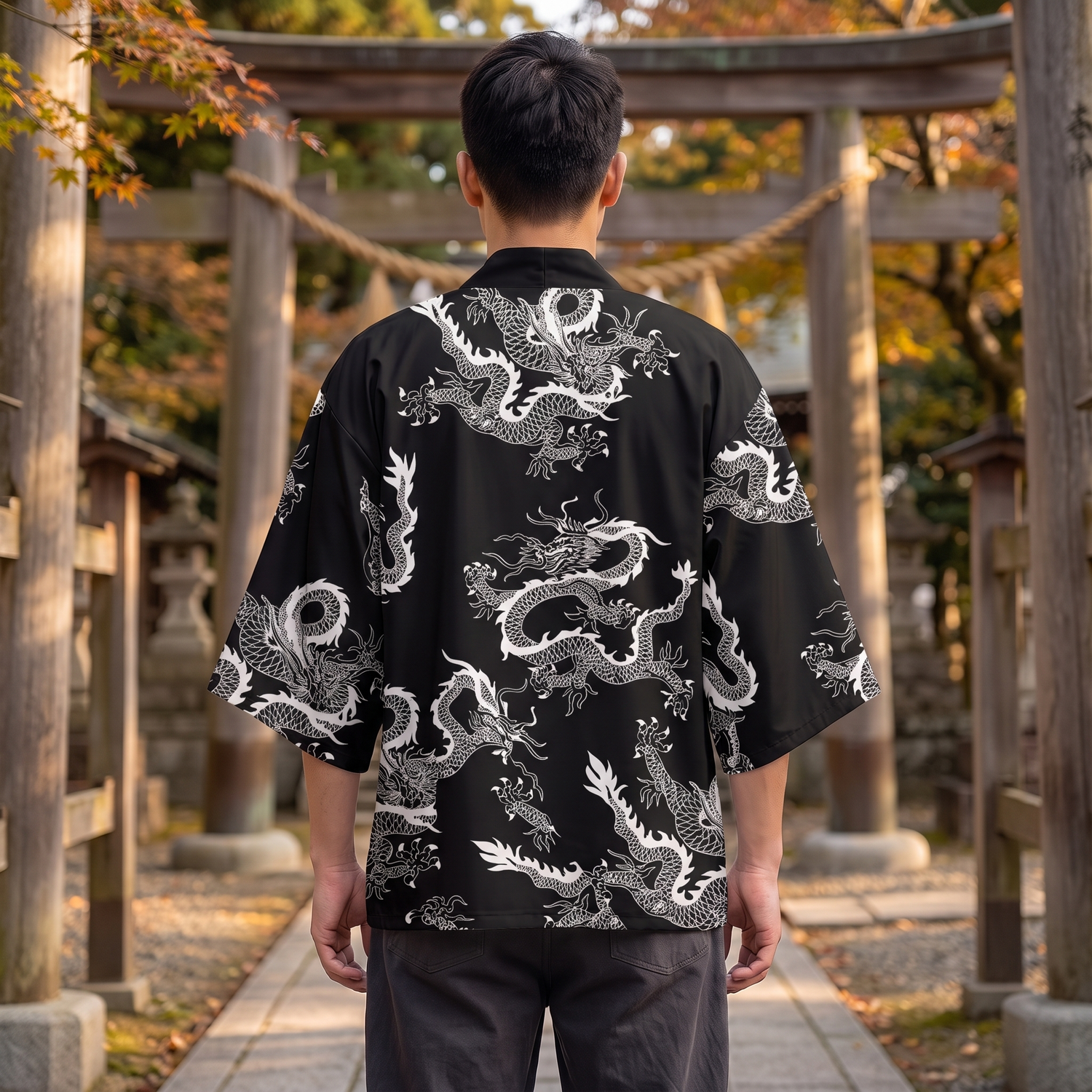 Black Dragon Kimono