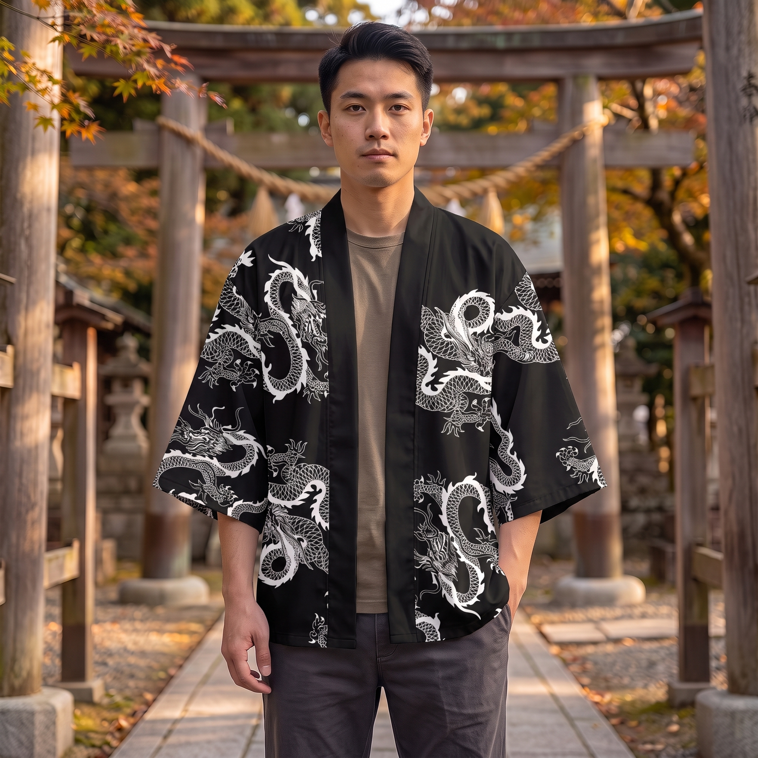 Black Dragon Kimono