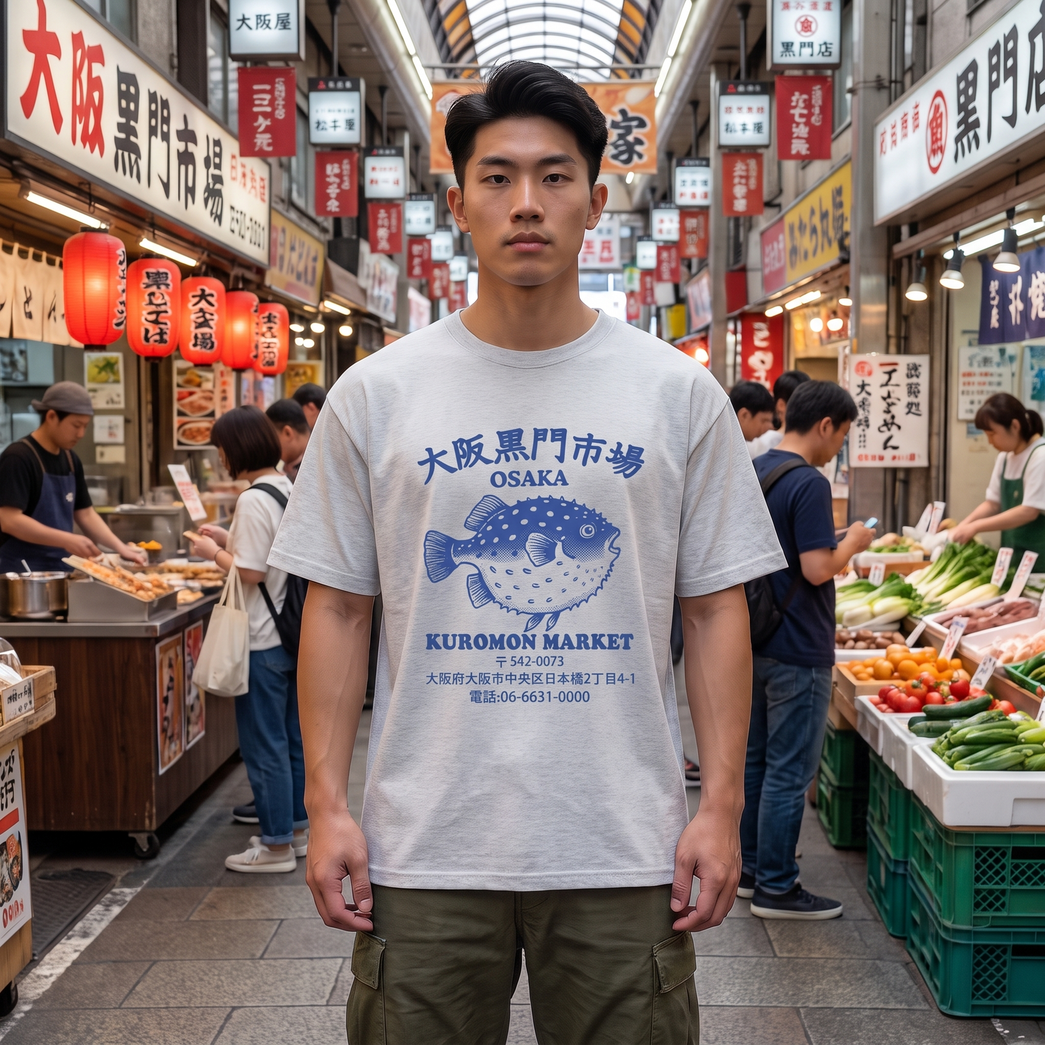 Japanese Fish Market T-Shirt