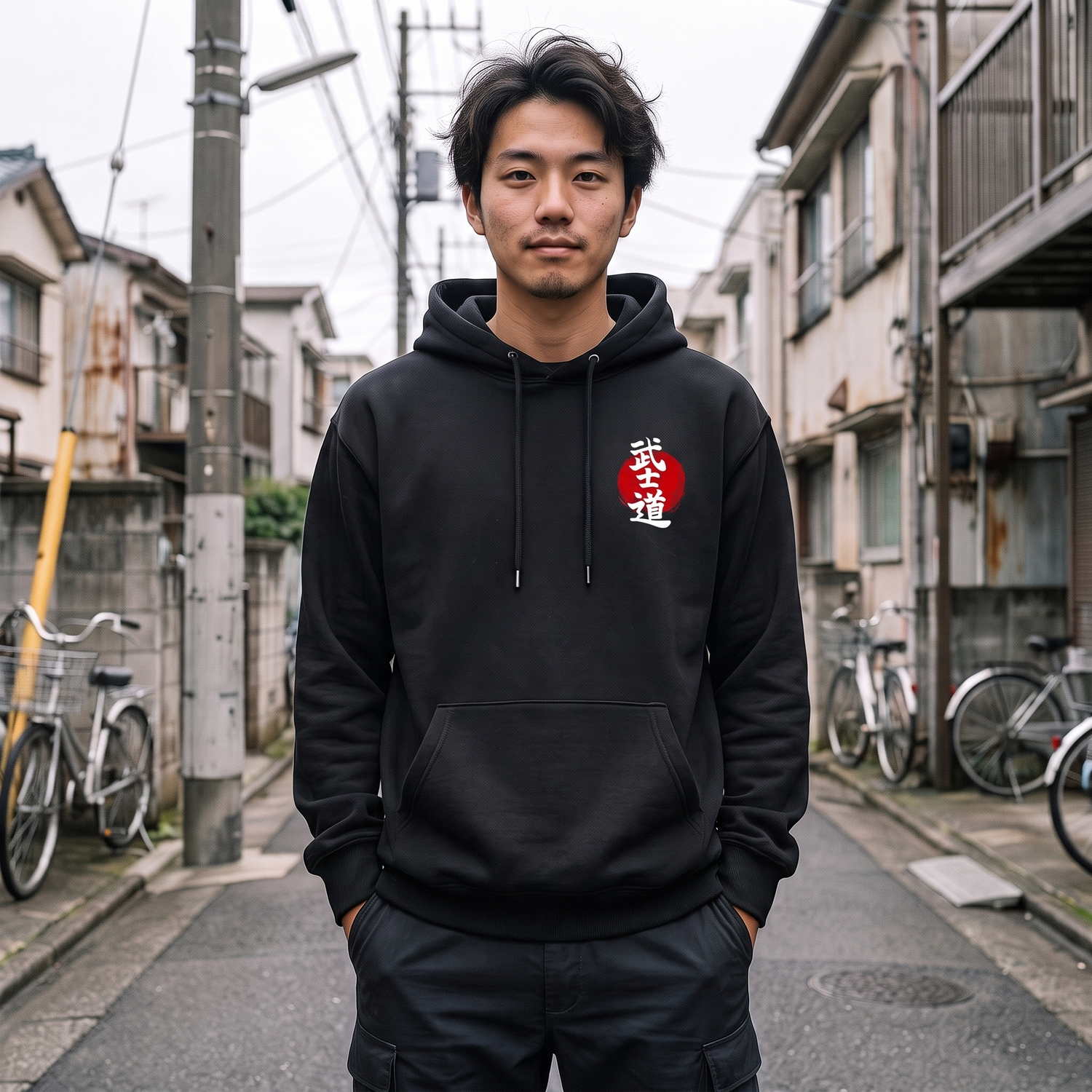 Japanese Style Mens Hoodies