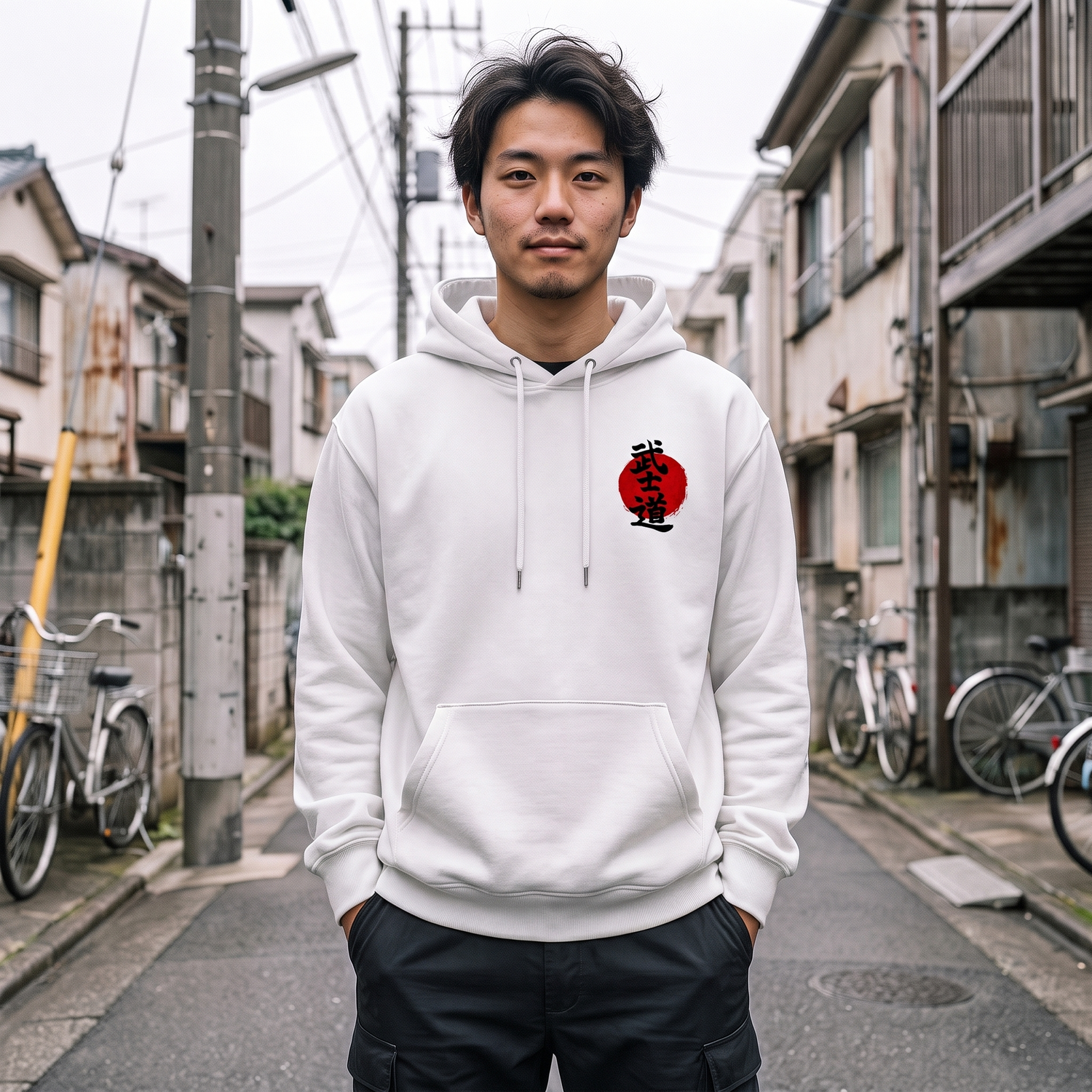 Japanese Style Mens Hoodies