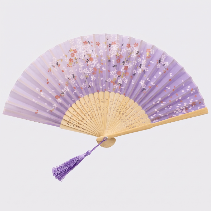 Purple Japanese Fan