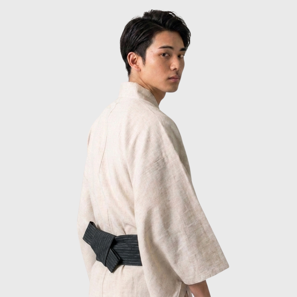 Japanese Black Men's Obi