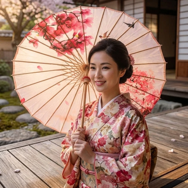 Japanese Sakura Umbrella