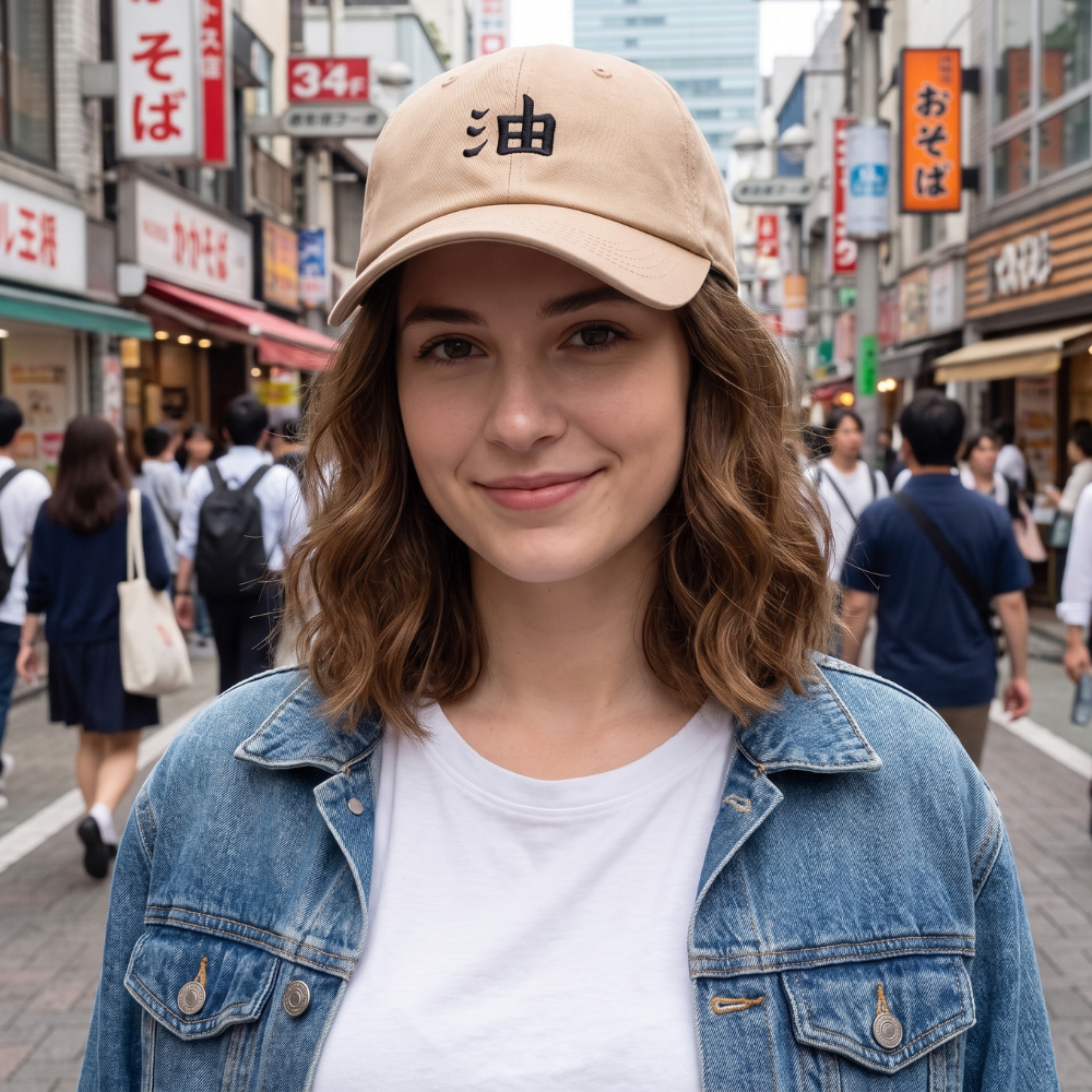 Japanese Cap with Japanese Writing