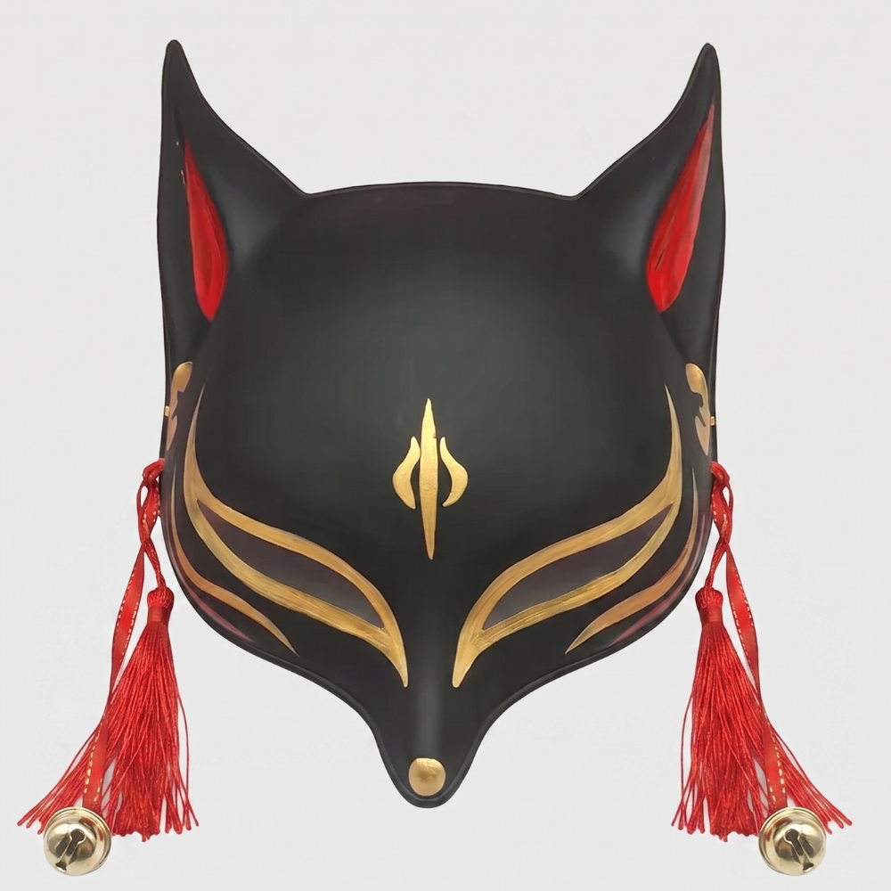 Japanese Black Fox Mask