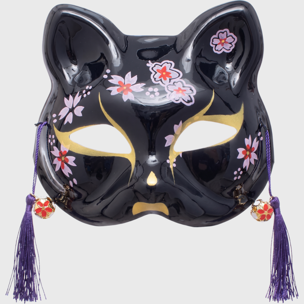 Black Style Kitsune Mask