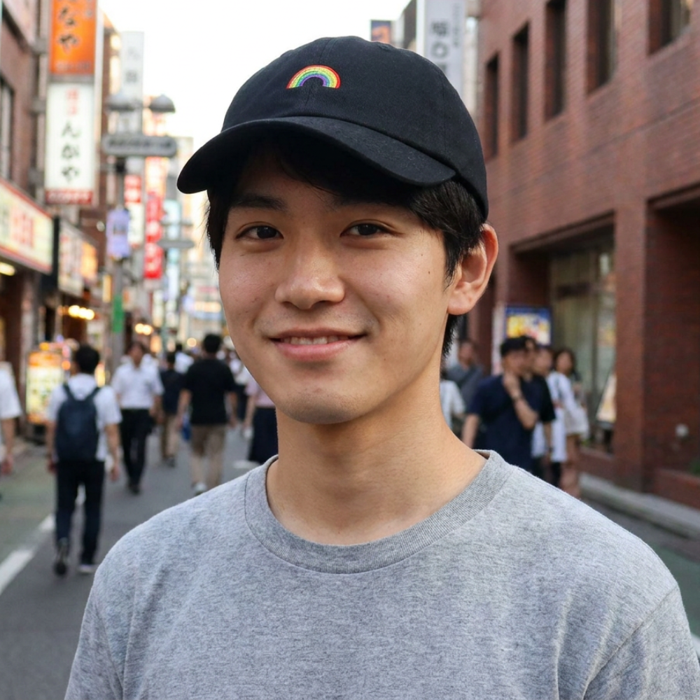 Japanese Cap </br> Rainbow Style
