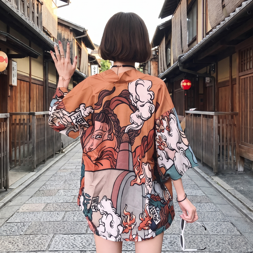 Japanese Streetwear Kimono