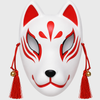 Japanese Fox Mask Kitsune