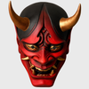 Japanese Prajna Oni Mask