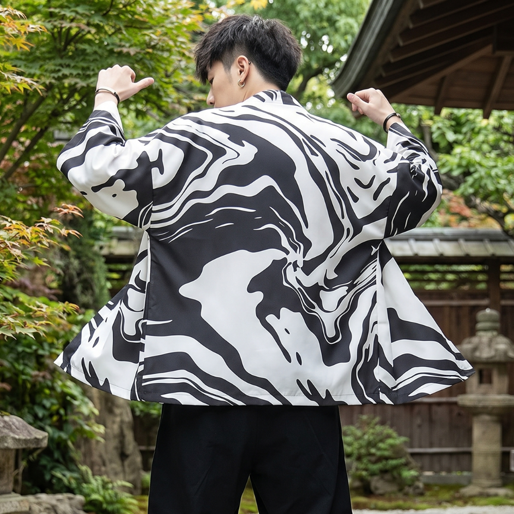 Japanese Abstract Kimono