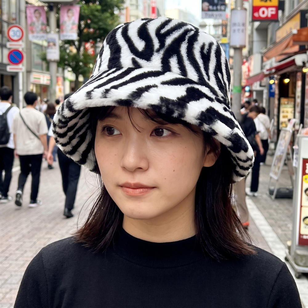 Japanese Winter Bucket Hat