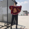 2020 Autumn Street Trend New Dragon Embroidery Baseball Clothing Zipper Flower Wine Red Jacket O-Neck Women Service Coat JK791