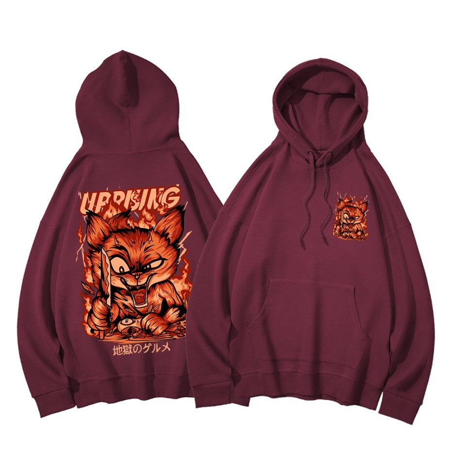 Japanese Maleficent Cat </br> Hoodie