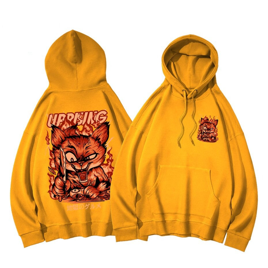 Japanese Maleficent Cat </br> Hoodie