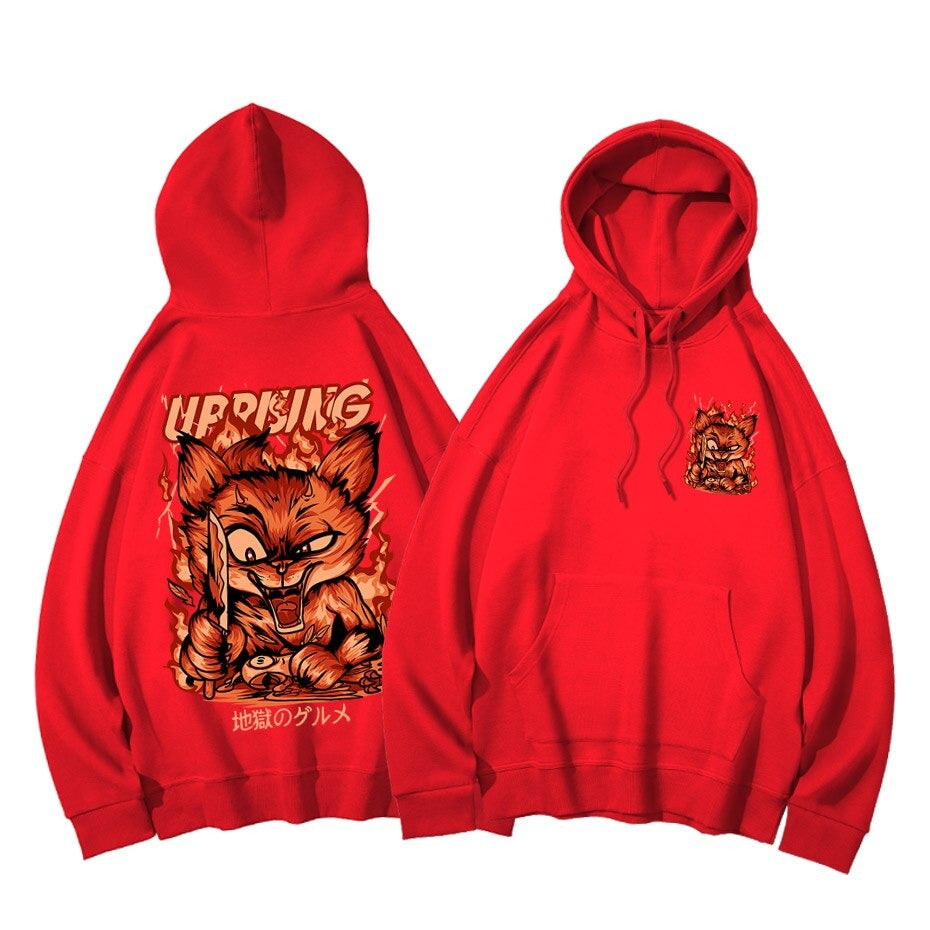 Japanese Maleficent Cat </br> Hoodie