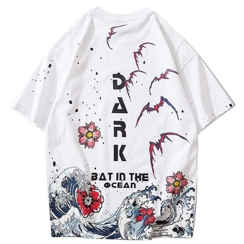 Bats in The Ocean </br> Japanese T-Shirt