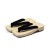 Black Flat Geta Sandals </br> Japanese Geta