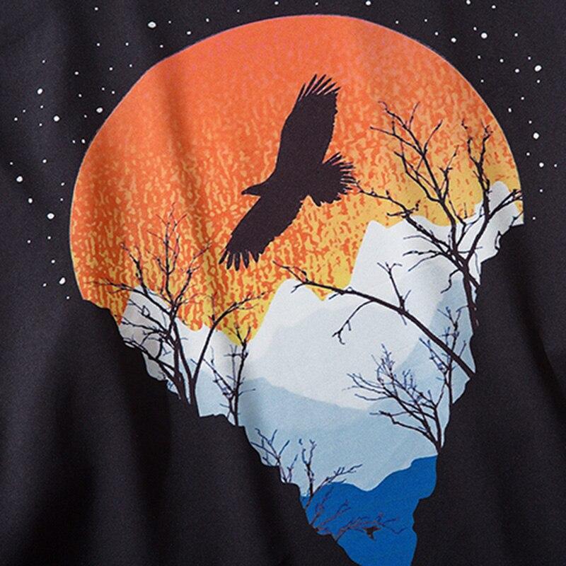 Black Japanese Kimono Shirt