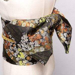 Black Kimono Belt </br> Womens Obi