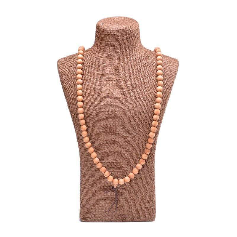 Bracelet - Wood Bracelet 108 Mala Yoga Necklace Buddha Charm Prayer Healing Elastic Natural Fragrance Beaded Bracelet For Women Men Gift