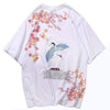 Diving Crane </br> Japanese T-Shirt
