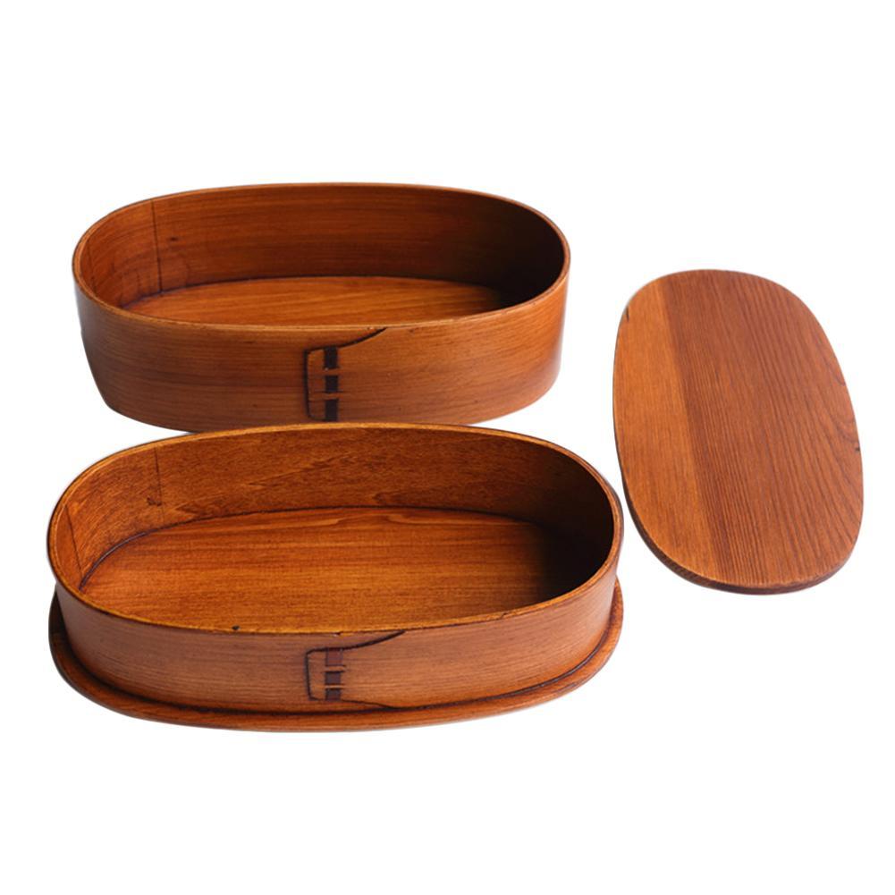 Double Layer Wooden Bento box </br> Japanese Bento