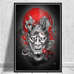 Dragon Mask Painting </br> Japanese Painting