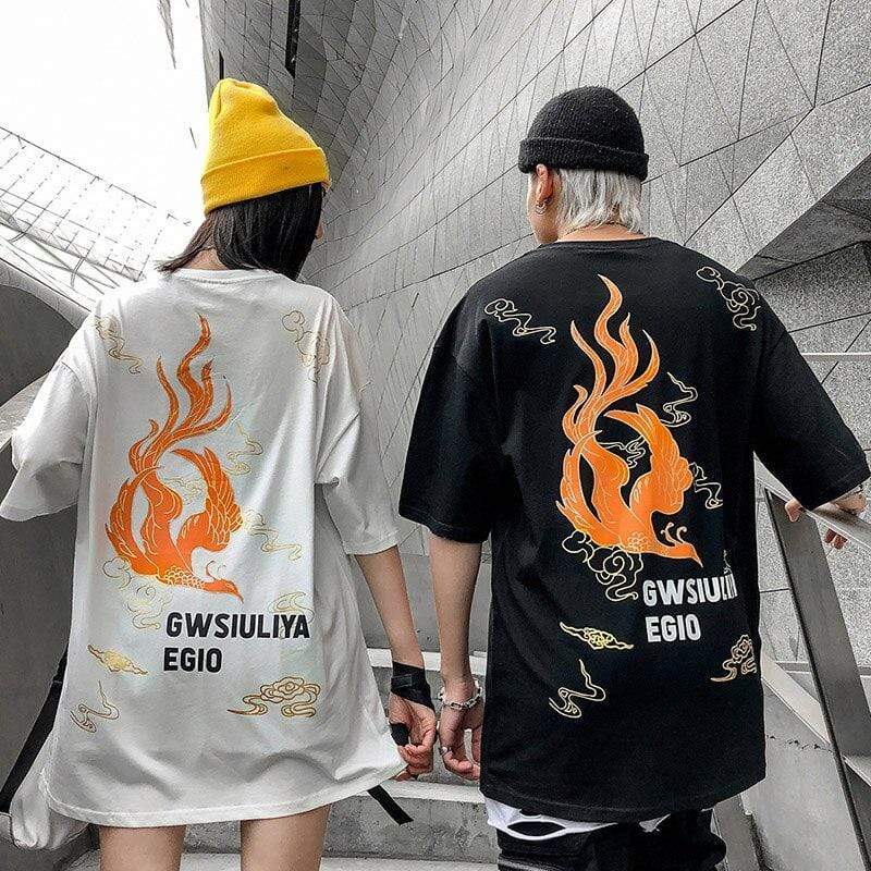 Fire Phenix </br> Japanese T-shirt