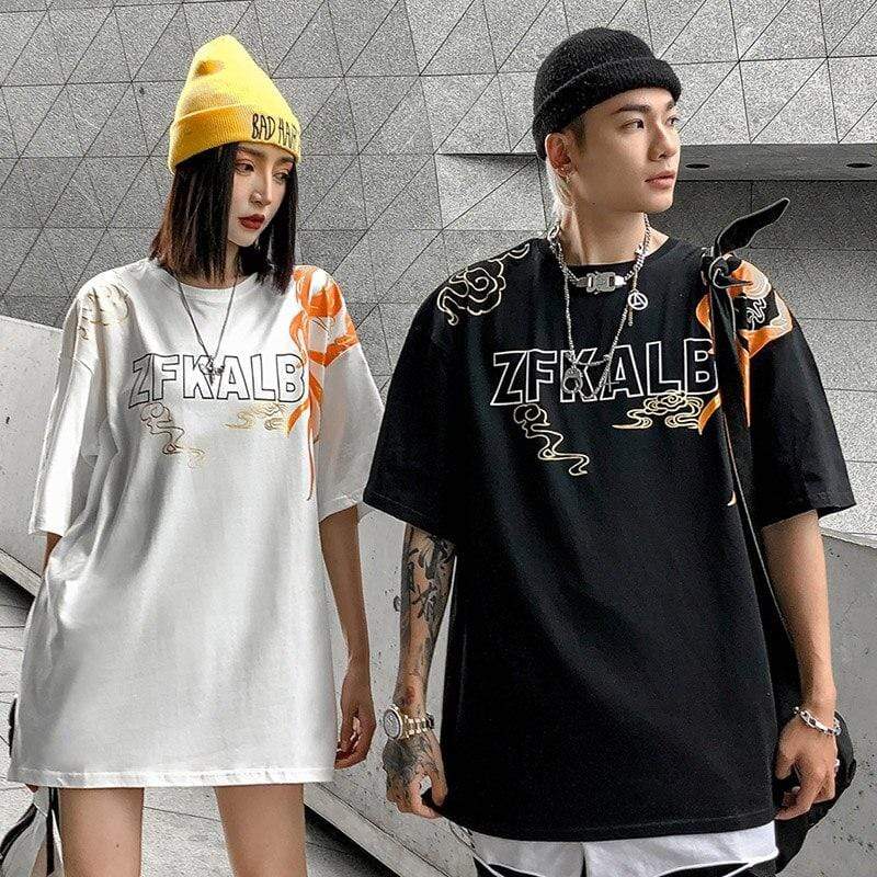 Fire Phenix </br> Japanese T-shirt