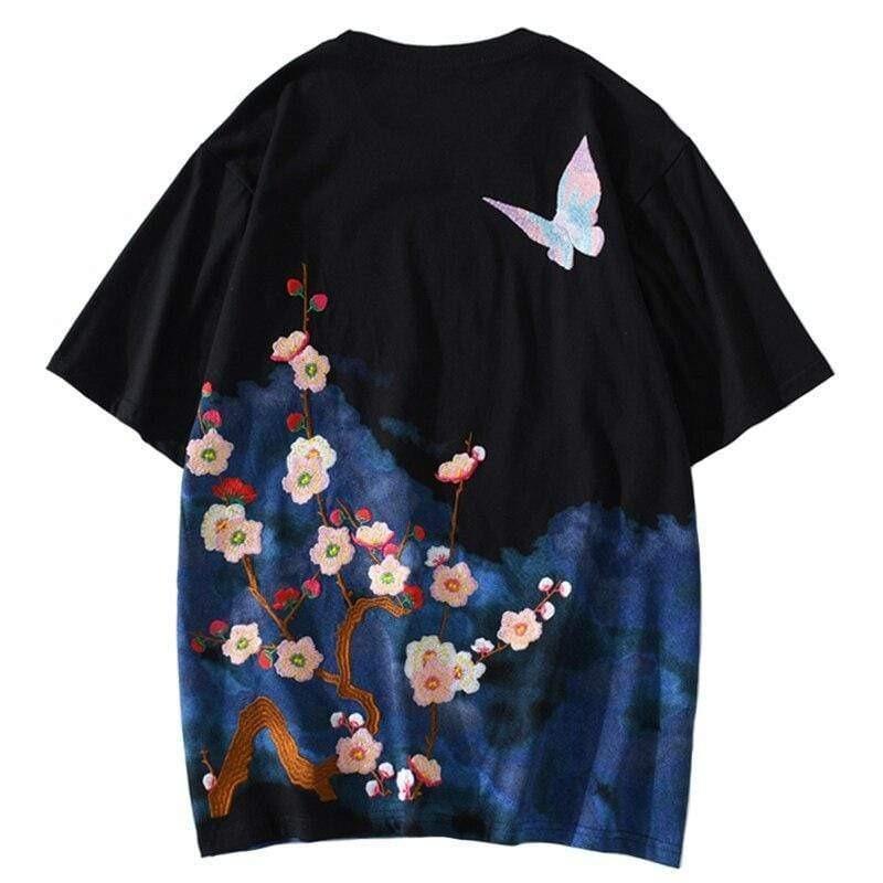 Floral Butterfly </br> Japanese T-Shirt