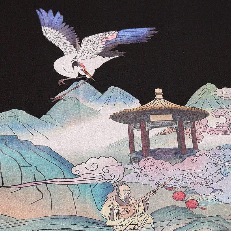 Flying Crane </br> Japanese T-Shirt