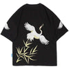 Flying White Crane </br> Japanese T-Shirt