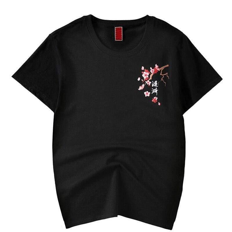 Goldfish & Kitsune Maks T-Shirt </br> Japanese T-Shirt