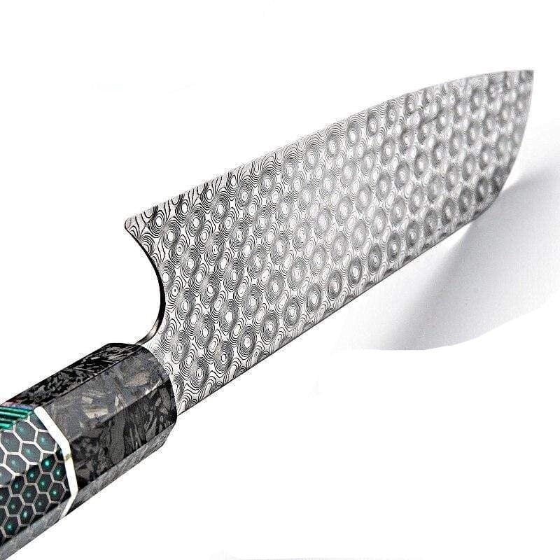 Handmade Chef Knife 110 Layers Damascus Steel Japanese Santoku Kitchen Knives Art Honeycomb Handle Professional Cooking Tools