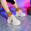 Hight Increase Ulzzang Women Casual Shoes Sneakers Platform Wedges High Heels Flats Loafers Ladies Creepers Trainers