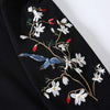 Japanese Birds Embroidered </br> Hoodie