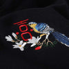 Japanese Birds Embroidered </br> Hoodie