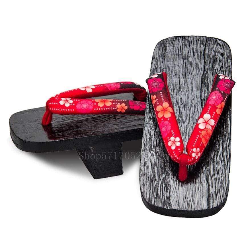 Japanese Black Wood </br> Womens Geta