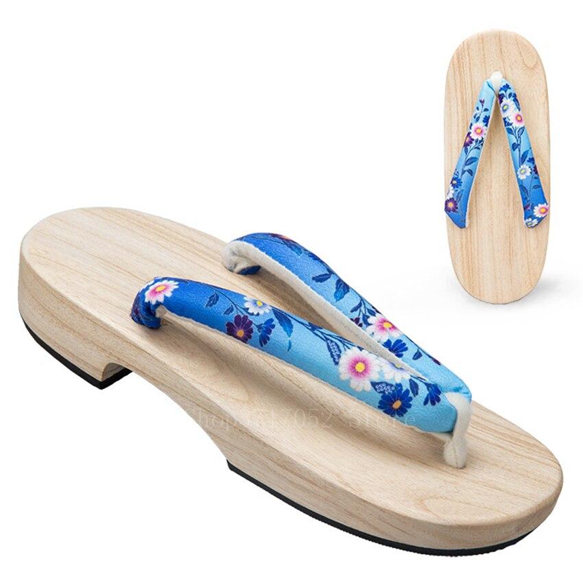 Japanese Blue Sakura </br> Womens Geta