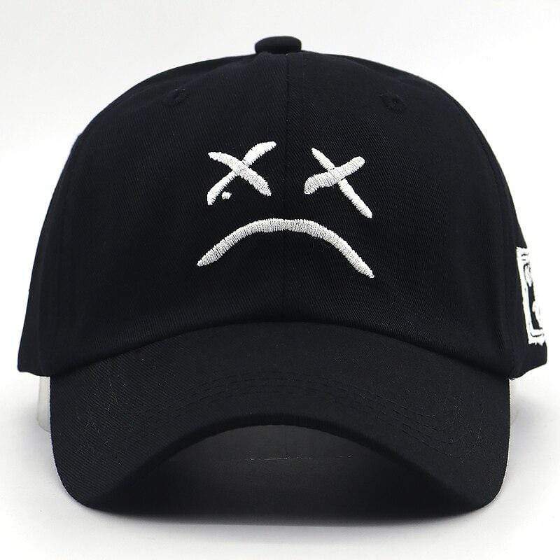 Japanese Cap </br> Sad Smiley Face