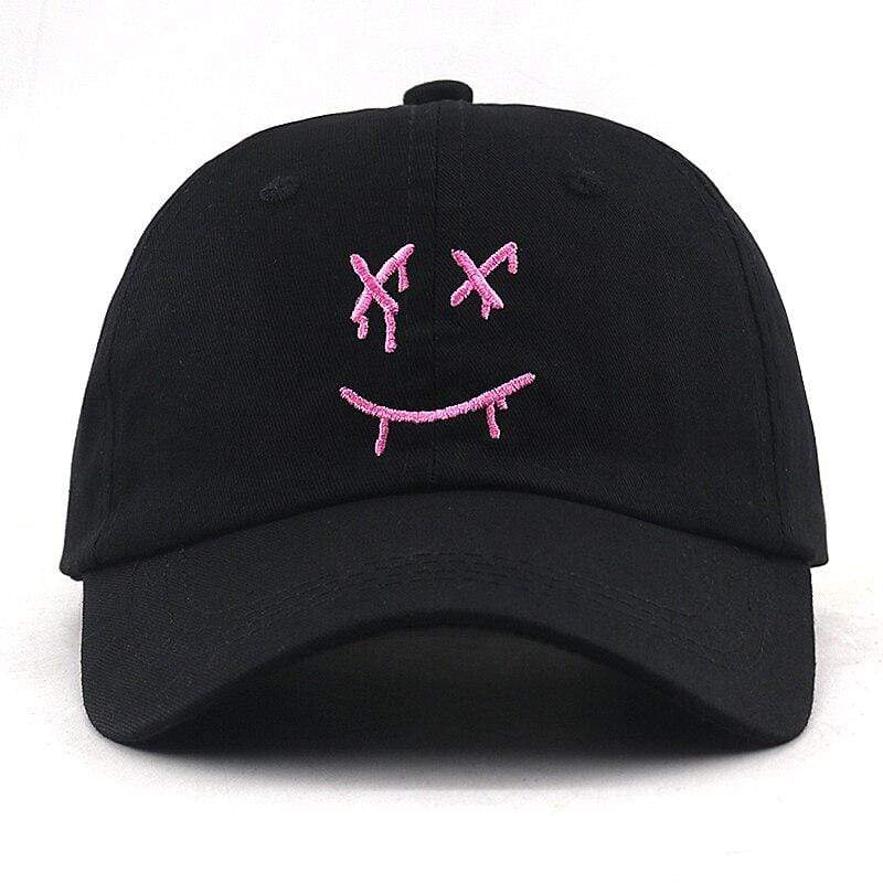 Japanese Cap Louis Tomlinson baseball cap I Miss You Smile Face dad hat 100% cotton embroidery adjustable black hip hop hats snapback unisex