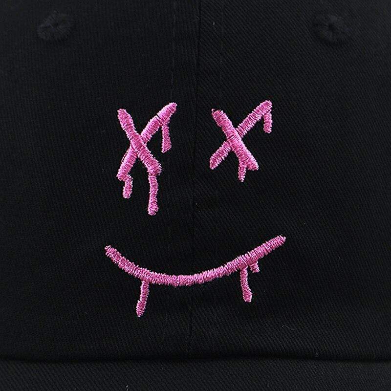 Japanese Cap Louis Tomlinson baseball cap I Miss You Smile Face dad hat 100% cotton embroidery adjustable black hip hop hats snapback unisex