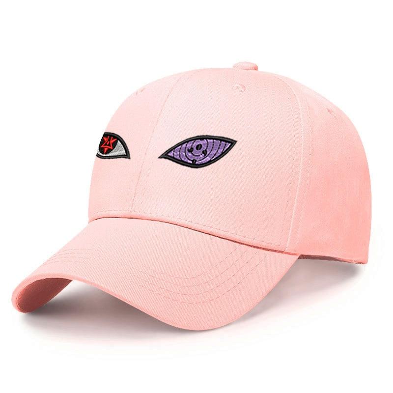 Japanese Cap New Anime Naruto Uchiha Sasuke Sharingan & Rinnegan Eye Cotton Cap Baseball Cap For Men Women Hip Hop Streetwear Dad Hat