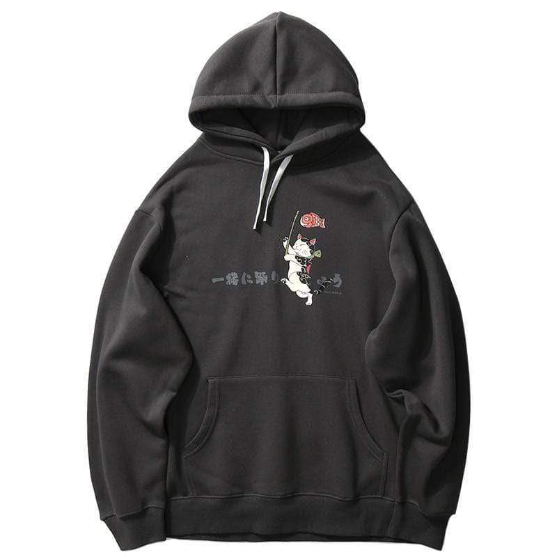 Japanese Cat Fish Hoodie